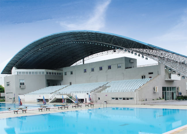 义马游泳馆网架